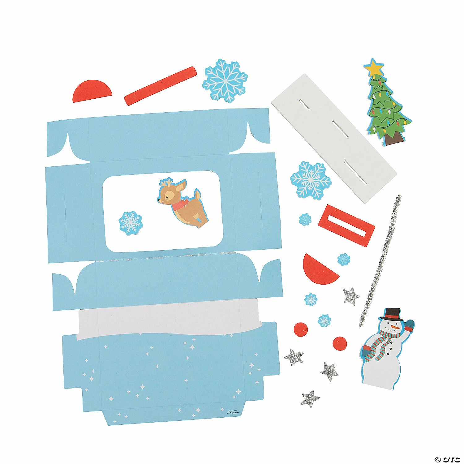 Flash Sale ๐งจ 3D Groovy TV ๐ Christmas Scene Craft Kit - Makes 12 ๐ฅฐ - Image 2