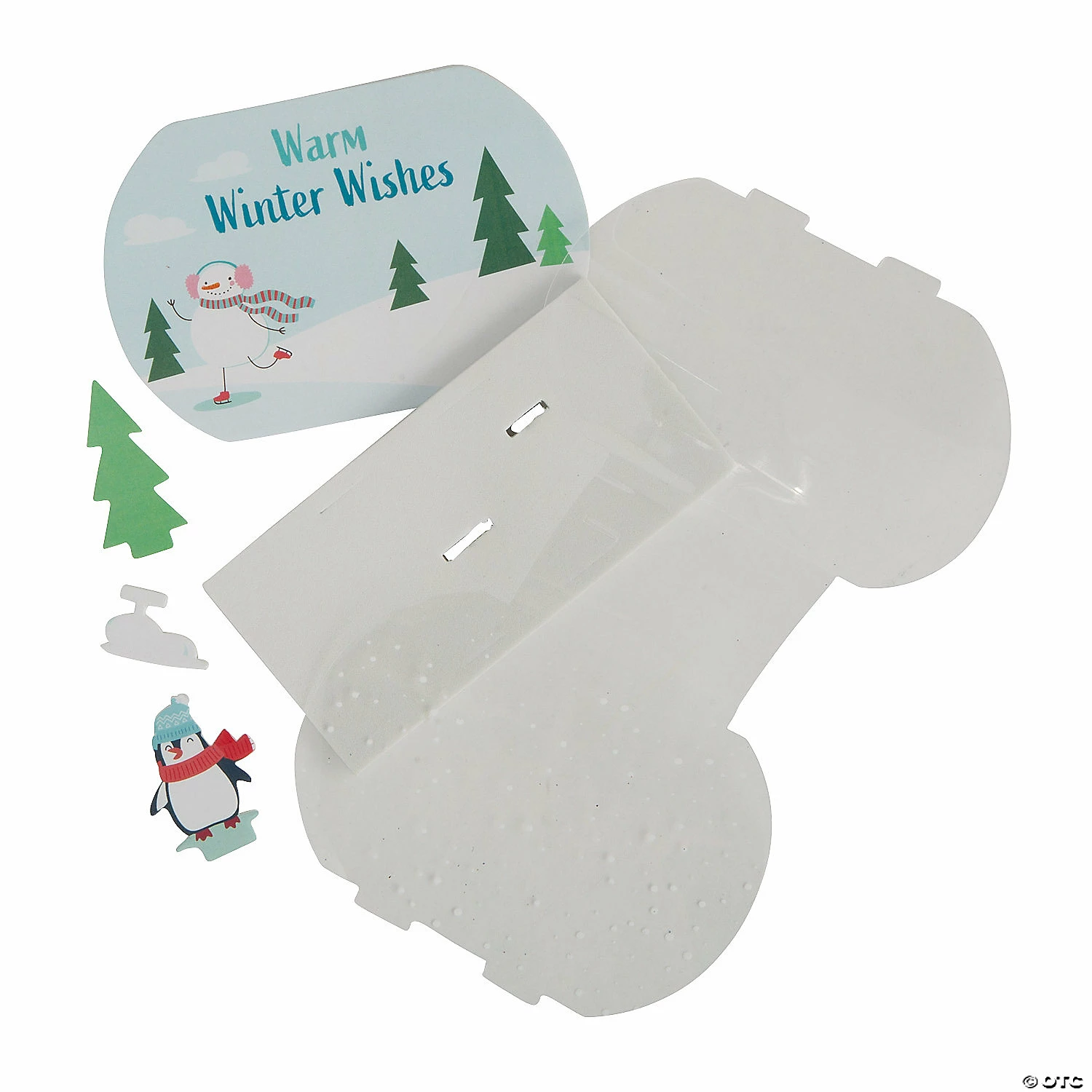 Outlet π 3D Snowy Winter Scene Craft Kit - Makes 12 π - Image 2