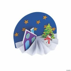 Flash Sale ✔️ 3D Winter Scene Paper Craft Kit - Makes 12 ⌛