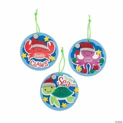Hot Sale โญ Beach Animal ๐ Christmas Ornament Craft Kit - Makes 12 ๐คฉ