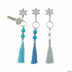 Budget 🔔 Bead & Tassel Keychain Craft Kit - Makes 6 🎁