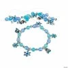 Promo ⭐ Beaded Snowman Charm Bracelet Craft Kit - Makes 12 🧨