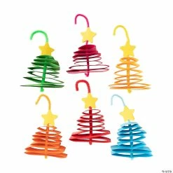 Wholesale ⌛ Bright Paper ❄ Christmas Tree Ornament Craft Kit - Makes 12 😉