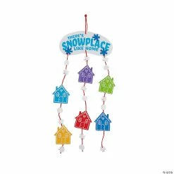 Cheap 🔔 Bright Snowy Winter Village Mobile Craft Kit - Makes 12 ⌛