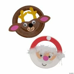 Flash Sale ✨ Christmas Character Plate Door Hanger Craft Kit - Makes 12 😀