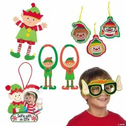 Promo 🎉 Christmas Elf Craft Kit Assortment - 60 Pc. ⭐