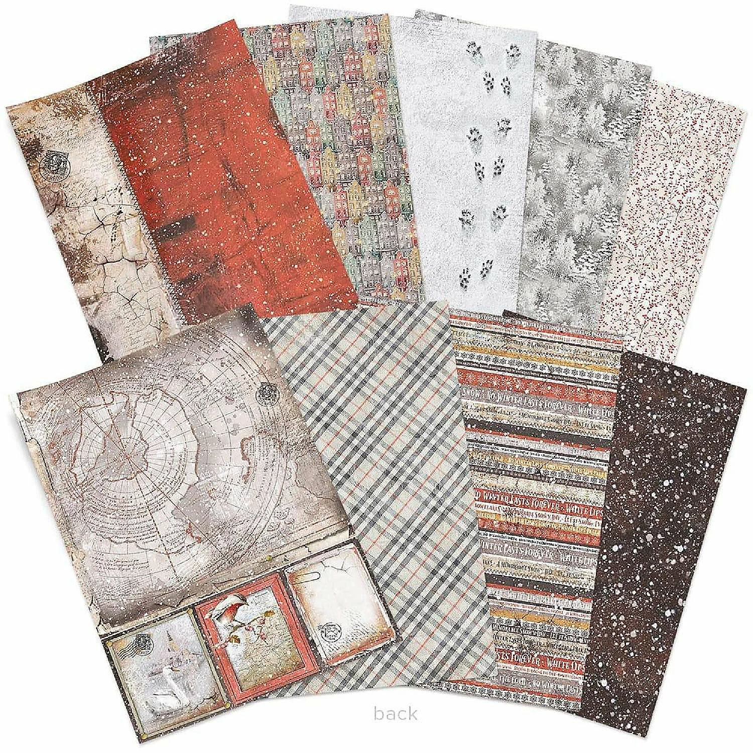 Flash Sale π₯° Ciao Bella Memories of a Snowy Day Creative Pad A4 9Pkg π - Image 3