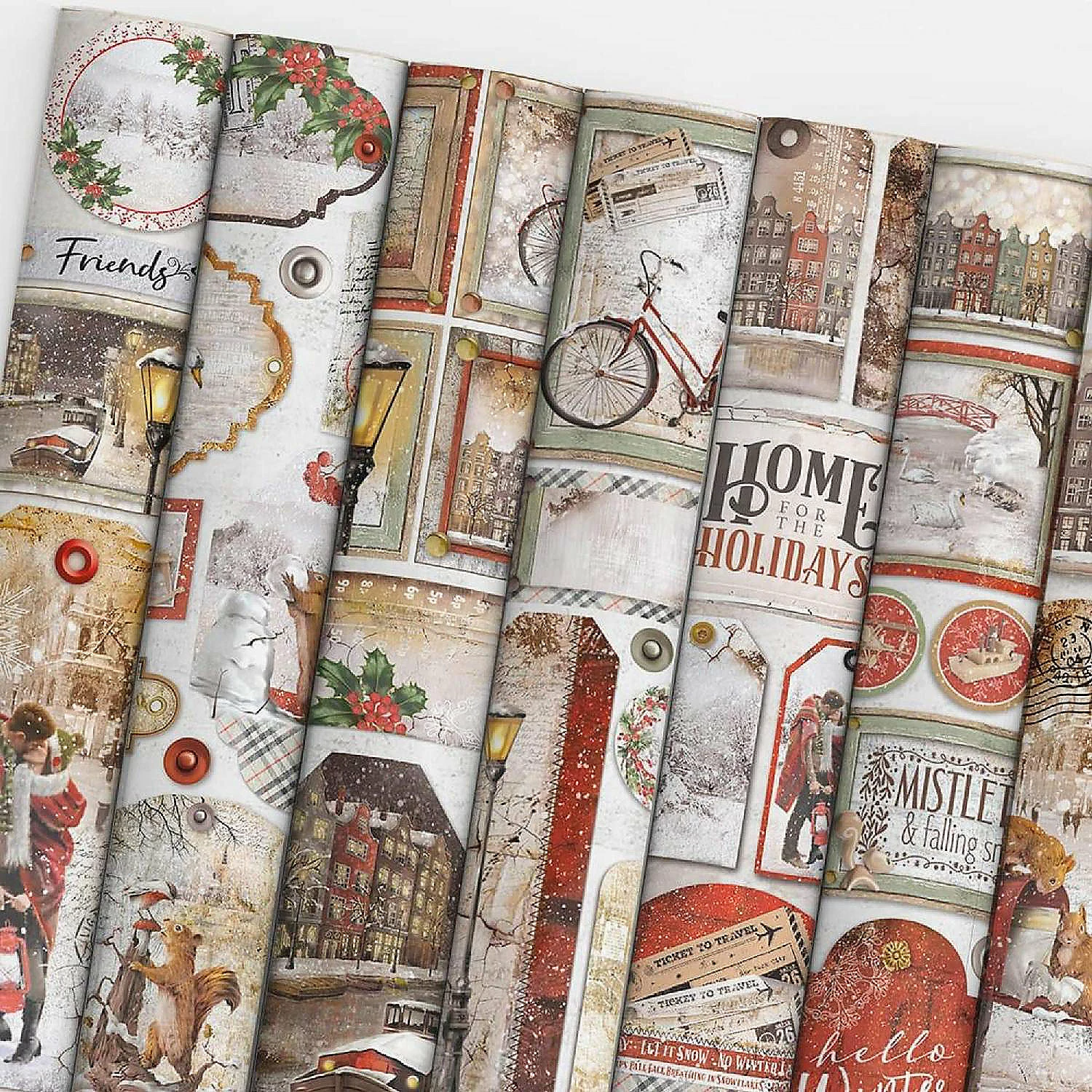 Flash Sale π₯° Ciao Bella Memories of a Snowy Day Creative Pad A4 9Pkg π - Image 4