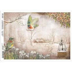 Cheapest 👍 Ciao Bella Rice Paper A4 No Winter Lasts Forever 🌟