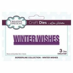 Wholesale 🎁 Creative Expressions Borderline Winter Wishes Craft Die 🥰