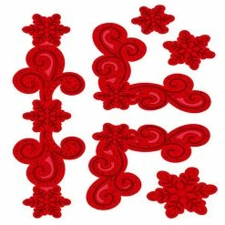 Buy 🎉 Creative Expressions Festive Collection Snowflake Flourish Corner 🧨