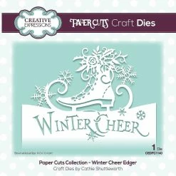 Deals 🤩 Creative Expressions Paper Cuts Edger Winter Cheer Craft Die 👍