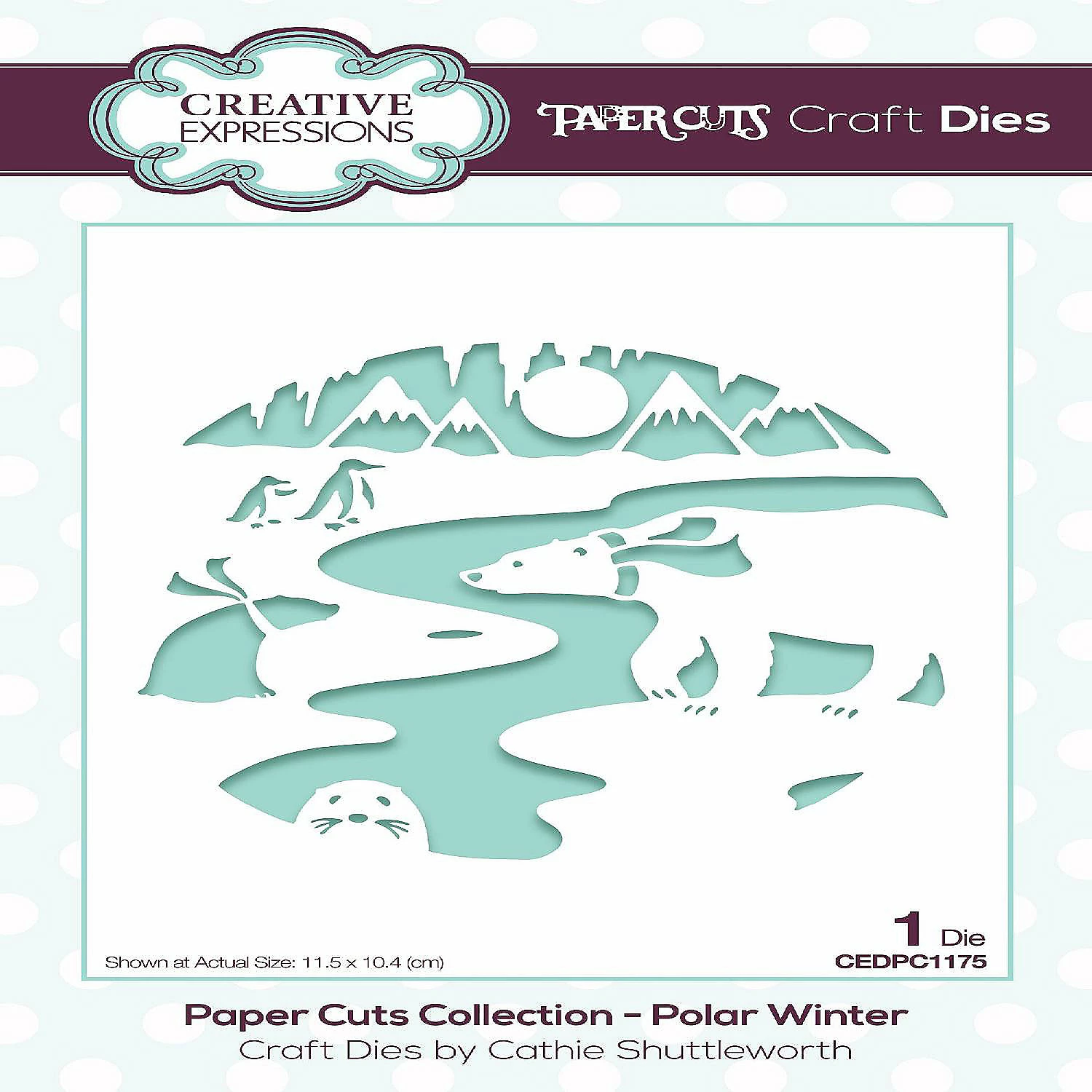 Buy โค๏ธ Creative Expressions Paper Cuts Scene Polar Winter Craft Die ๐