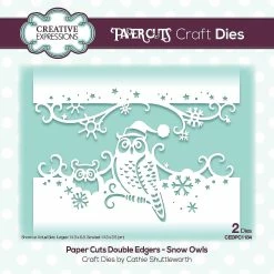 Best deal ๐ Creative Expressions Paper Cuts Snow Owls Double Edger Craft Die โ