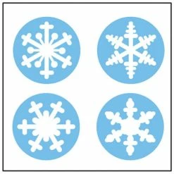 Top 10 🥰 Creative Shapes Etc. - Incentive Stickers - Snowflake 🎉