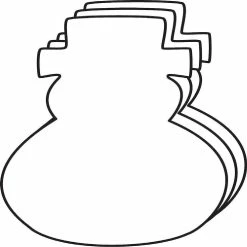 Best reviews of 😀 Creative Shapes Etc. - Large Single Color Construction Paper Craft Cut-out - Snowman ✨