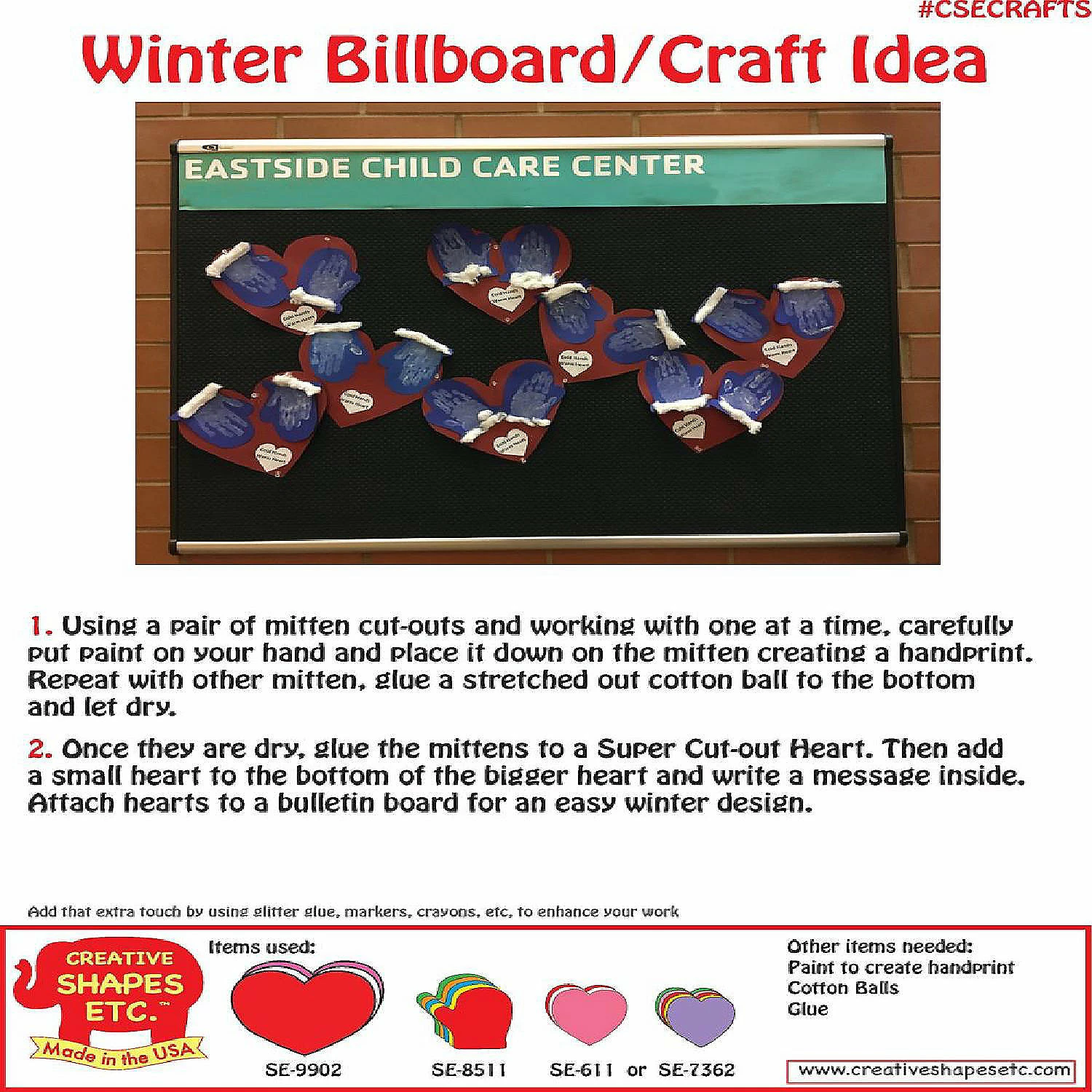 Brand new ⭐ Creative Shapes Etc. - Mitten Assorted Color Creative Cut-outs- 5.5" 🥰 - Image 2