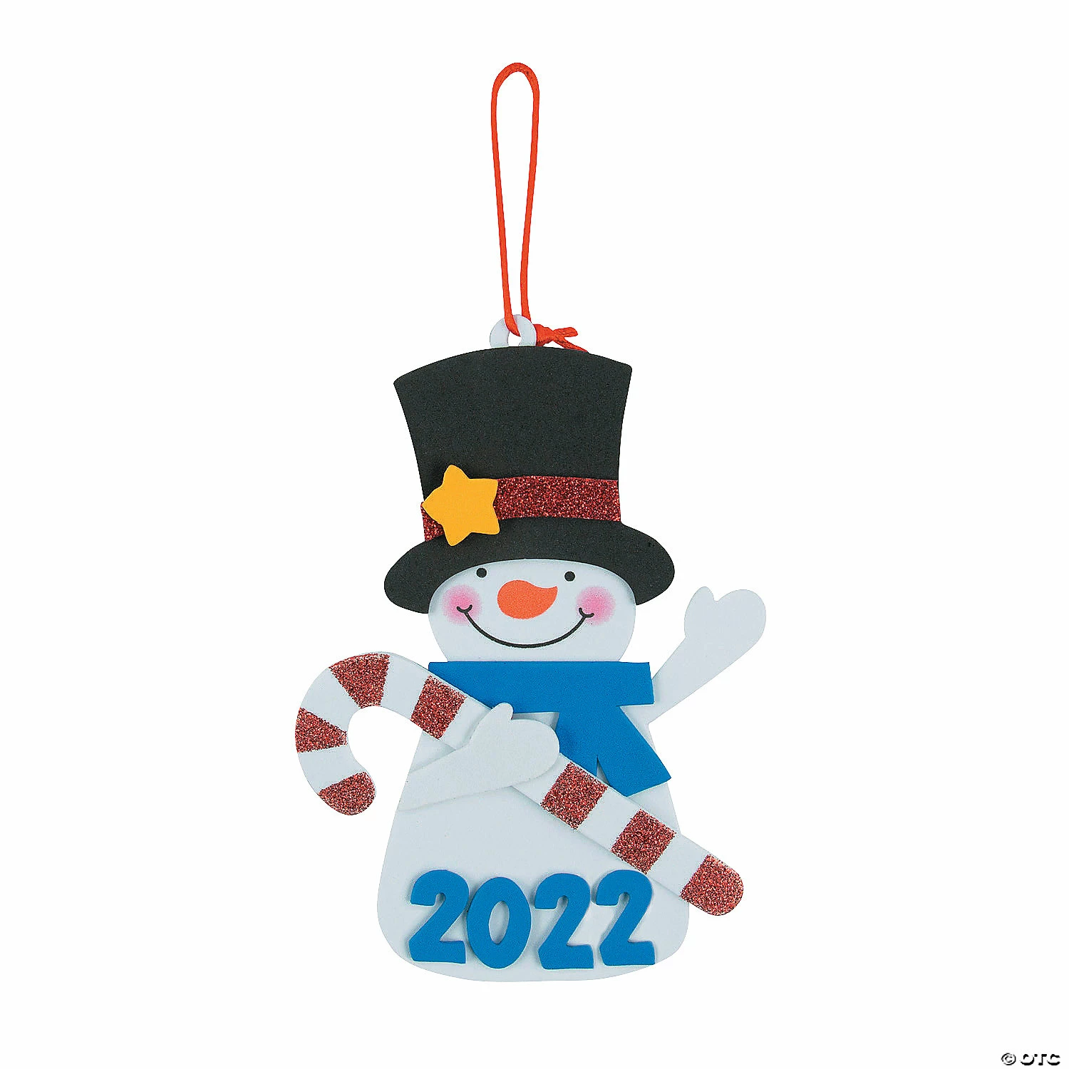 Coupon 🔥 Dated Snowman Ornament Craft Kit - Makes 12 ⭐