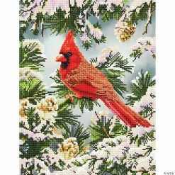 Coupon ⭐ Diamond Dotz Diamond Embroidery Facet Art Kit 14.6"X18.5"-Good Fortune Cardinal 😀