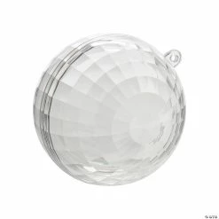 Wholesale ๐ DIY Clear Plastic Disco Ball ๐
Christmas Ornaments - 12 Pc. โญ