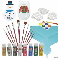 Budget 😍 DIY Snowman Craft Kit Party for 6 🧨