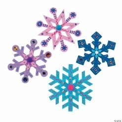 Deals 🤩 Fabulous Foam Jumbo Snowflakes - 24 Pc. 👍