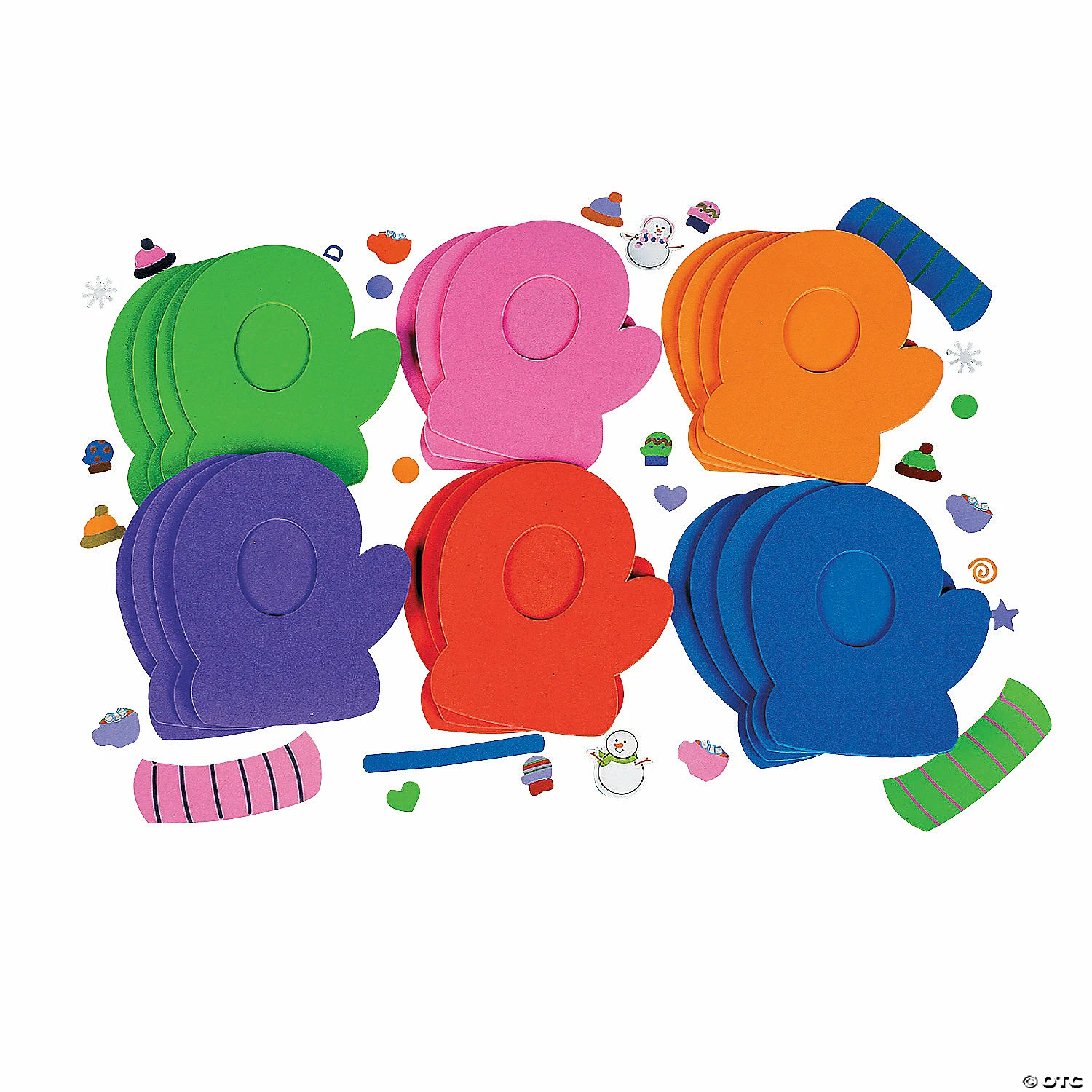 Coupon ๐ Fabulous Foam Mitten Picture Frame Kit - Makes 24 ๐ - Image 2