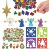 Coupon ✔️ Faith ❄ Christmas Kids’ DIY Craft Supplies Kit for 48 ❤️