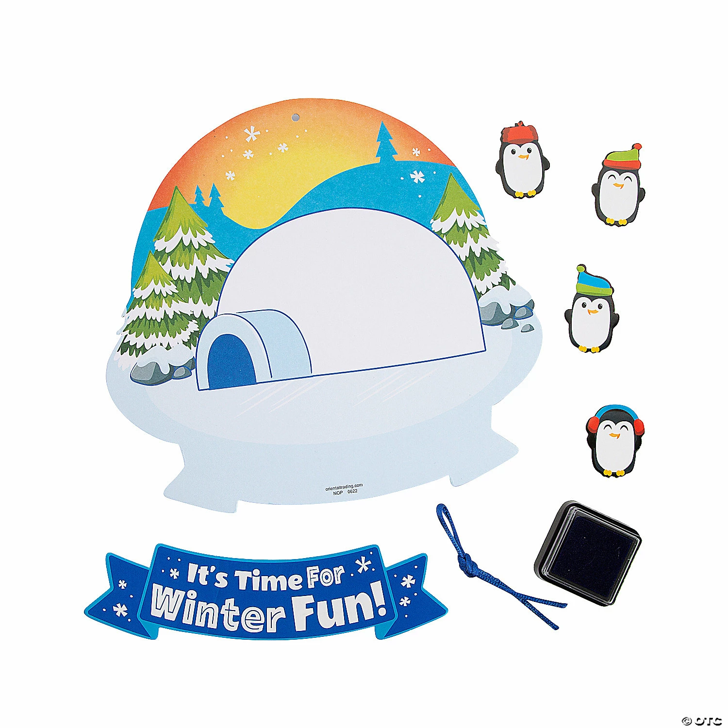 Deals ๐ Fingerprint Penguin Sign Craft Kit - Makes 12 ๐ - Image 2