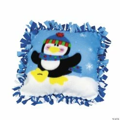 Brand new 🌟 Fleece Penguin Tied Pillow Craft Kit - Makes 6 ⭐