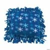 Coupon ⭐ Fleece Winter Tied Pillow Craft Kit - Makes 6 ⌛