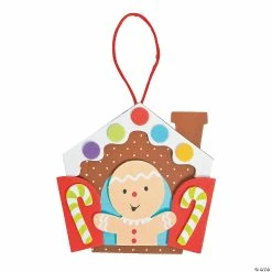 Flash Sale ๐ Gingerbread in a Window Ornament Craft Kit - Makes 12 ๐คฉ