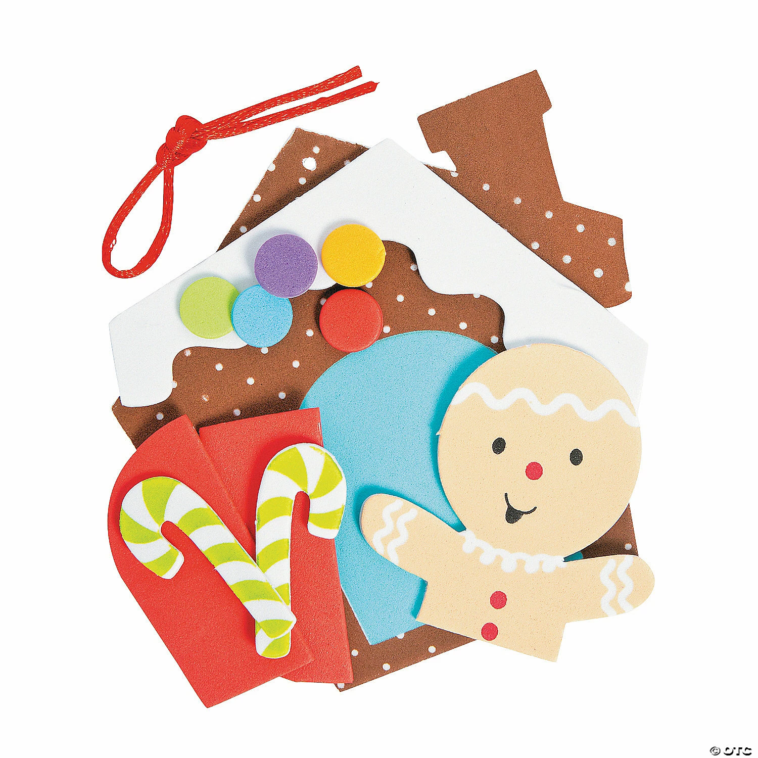 Flash Sale ๐ Gingerbread in a Window Ornament Craft Kit - Makes 12 ๐คฉ - Image 2