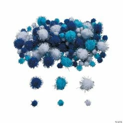 Brand new ๐ฅ Glitter Winter Pom-Poms - 150 Pc. ๐ฏ