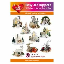 Buy 🥰 Hearty Crafts Easy 3D Toppers Stylish Winter World ✨