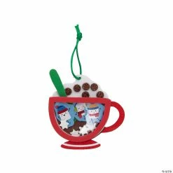 Outlet ✔️ Hot Cocoa Cup Ornament Craft Kit - Makes 12 🎉