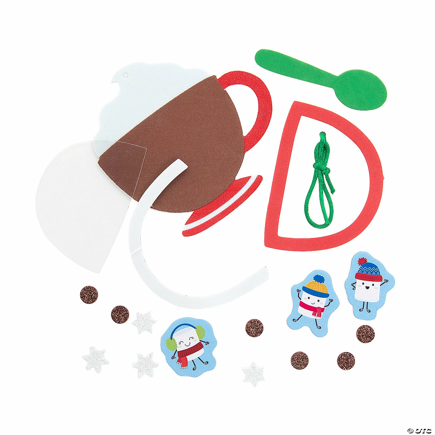 Outlet βοΈ Hot Cocoa Cup Ornament Craft Kit - Makes 12 π - Image 2