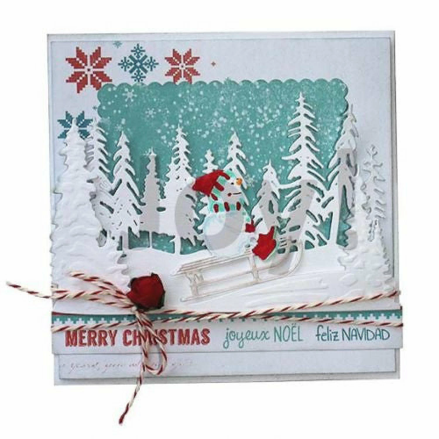 Best Sale ✨ Joy! Crafts Die Snowmen On A Sled ✔️ - Image 2