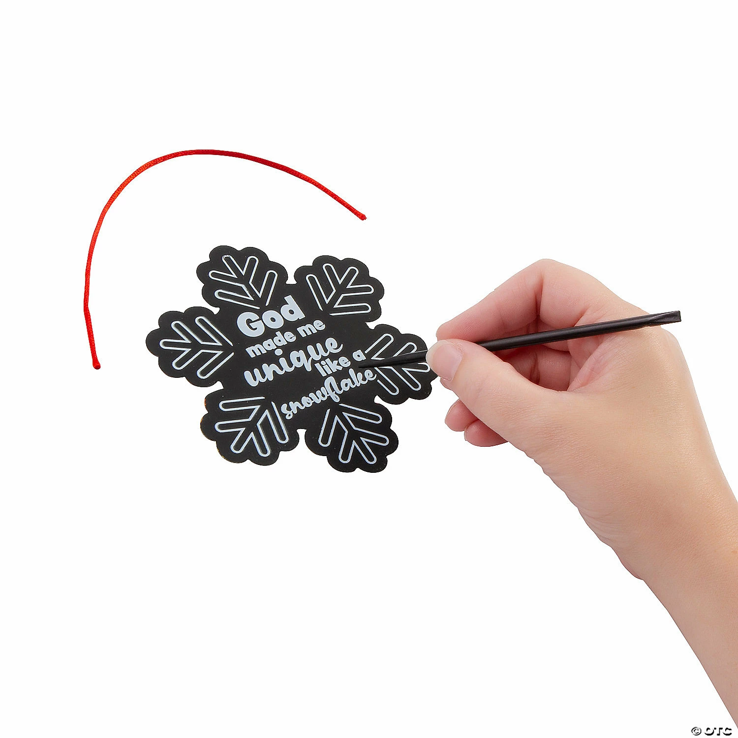 Discount ๐ Magic Color Scratch Religious Winter Ornaments - 24 Pc. ๐งจ - Image 2