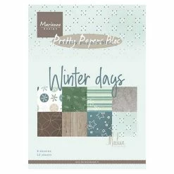 Cheapest 🔥 Marianne Design A5 Pretty Paper Bloc Winter Days By Marleen 🎁