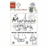 New 💯 Marianne Design Clear Stamps Hetty's Gnomes Winter 🎉