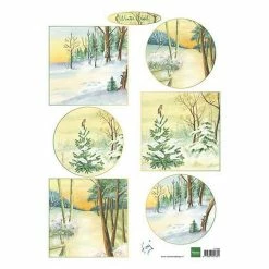 Brand new 🧨 Marianne Design Cutting Sheet Winter Wood 🎉