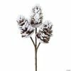 Brand new 🎉 Melrose International Snowy Pine Cone Pick, 12 Inches (Set of 24) 🛒