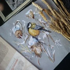 Outlet 😉 MP Studia - Snow Time SNV-671 Counted Cross Stitch Kit 🔥