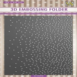 Brand new 👏 Nellie's Choice 3D Embossing Folder Slimline Size Snow 😀