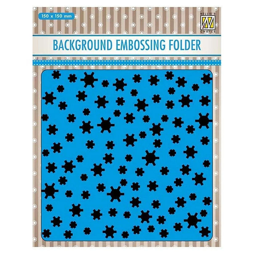 Cheap โ Nellie's Choice 6 x 6 Embossing Folder Snowflakes ๐