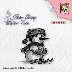 Best reviews of ✔️ Nellie's Choice Clear Stamp Winter Time Skiing Snowman 😍
