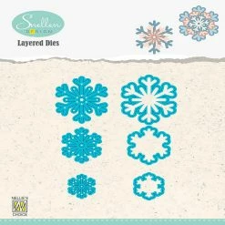 Discount ⭐ Nellie's Choice Layered Combi Dies Snowflakes 03 👏