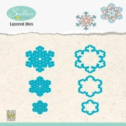 Cheapest 🎁 Nellie's Choice Layered Combi Dies Snowflakes 05 👍