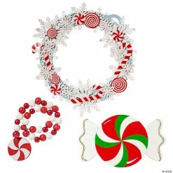 Discount ๐ Peppermint ๐ Christmas Decoration Craft Kit Assortment - Makes 5 โญ